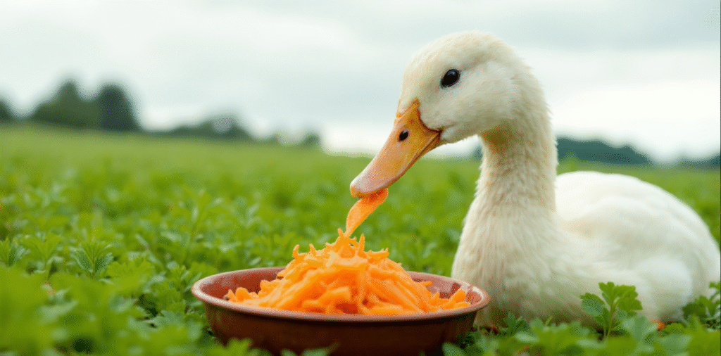 can ducks eat carrots