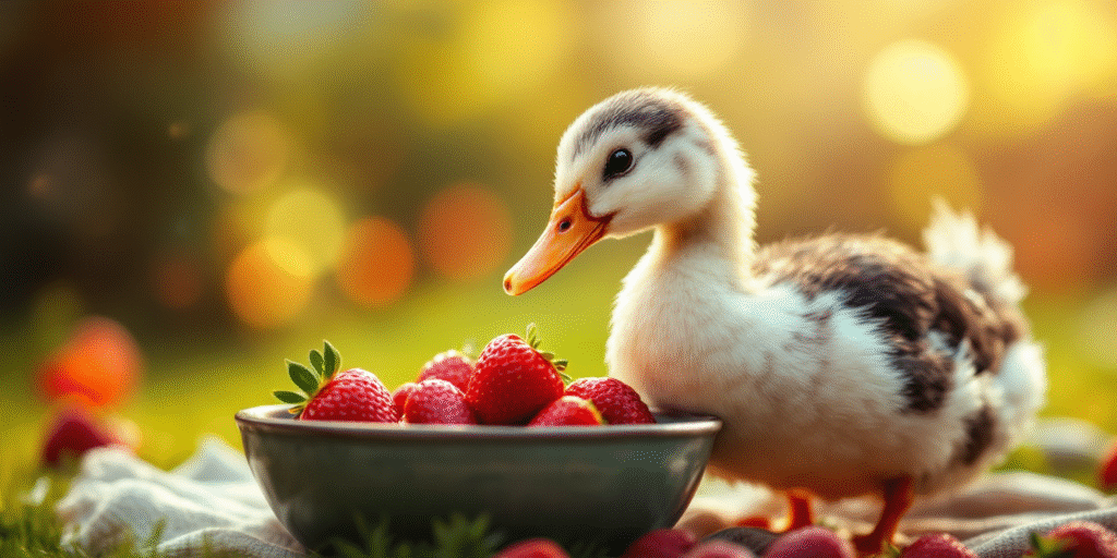 Can ducks eat strawberries