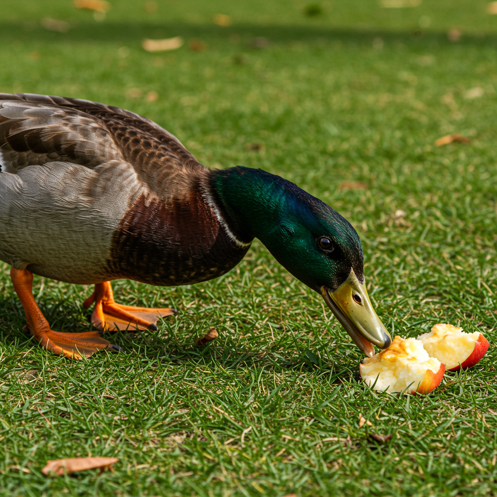 can ducks eat apples